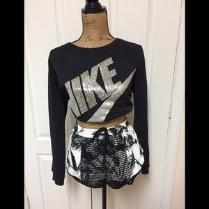 Stylestalker High Waisted Net Forest Shorts